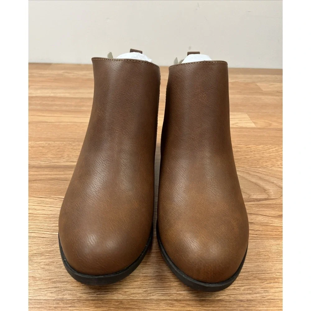 Sonoma Millo‎ Ankle Boots in Cognac Womens Size 8.5 WIDE NEW